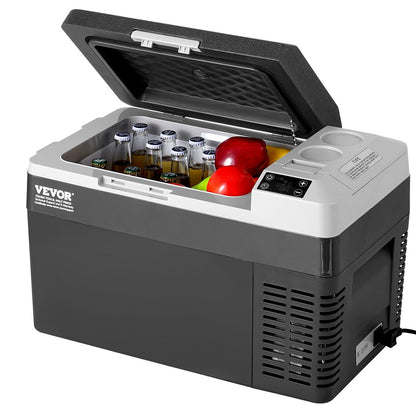 Bärbar Bil Kylskåp Frys Kompressor 25 L Single Zone för Bil Hem