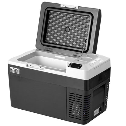 Bärbar Bil Kylskåp Frys Kompressor 25 L Single Zone för Bil Hem