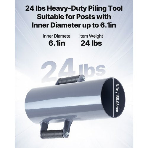 Manuell Stängselstolpsdrivare Kraftig T-stolpsstamp för Gård och Trädgård |  EU