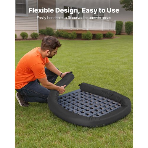 Sediment Filter Sock 5 inch x 10 feet Sludge Sock Erosion Control Sewer Protection | EU