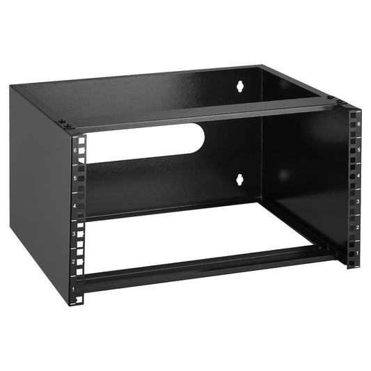 6U väggmonterat nätverksställ 14 tum/355,6 mm Djup serverställ 50lbs/22,68kg