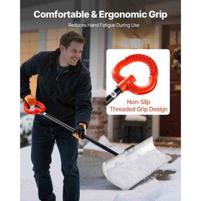 Plastic snow thrower 76 cm heavy duty winter snow plow for driveway | EU