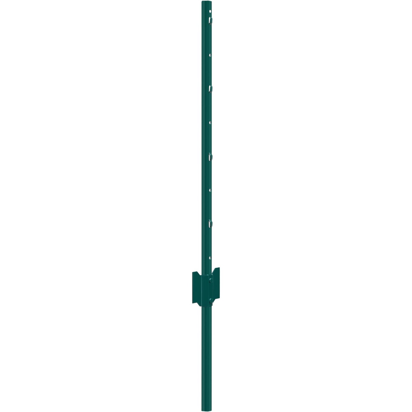 3 Foot Fence Post 10-Pack T-Post Heavy Duty Metal Fence Posts Green