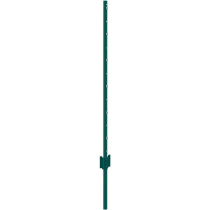 4 fot staketstolpe 10-pack T-stolpe Heavy Duty metall staketstolpar grön