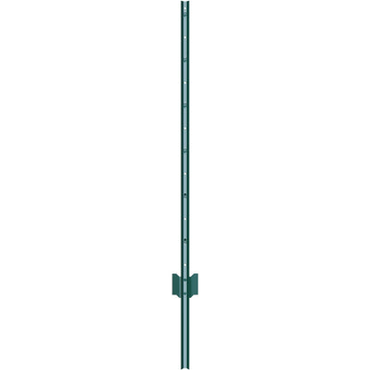 4 fot staketstolpe 10-pack T-stolpe Heavy Duty metall staketstolpar grön