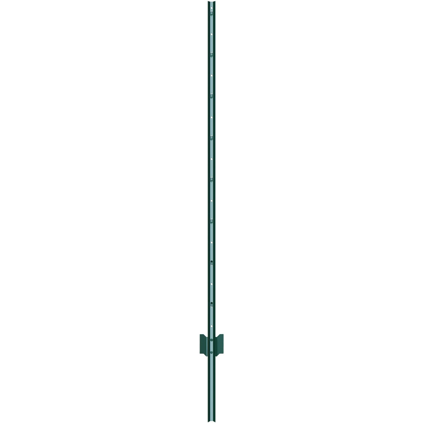 5 fot staketstolpe 10-pack T-stolpe Heavy Duty metall staketstolpar grön
