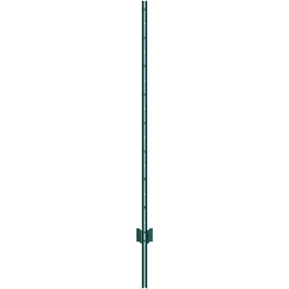 5 fot staketstolpe 10-pack T-stolpe Heavy Duty metall staketstolpar grön