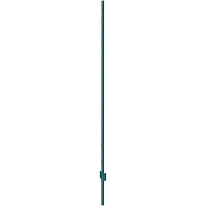 6 fot staketstolpe 6-pack T-stolpe Heavy Duty metall staketstolpar grön