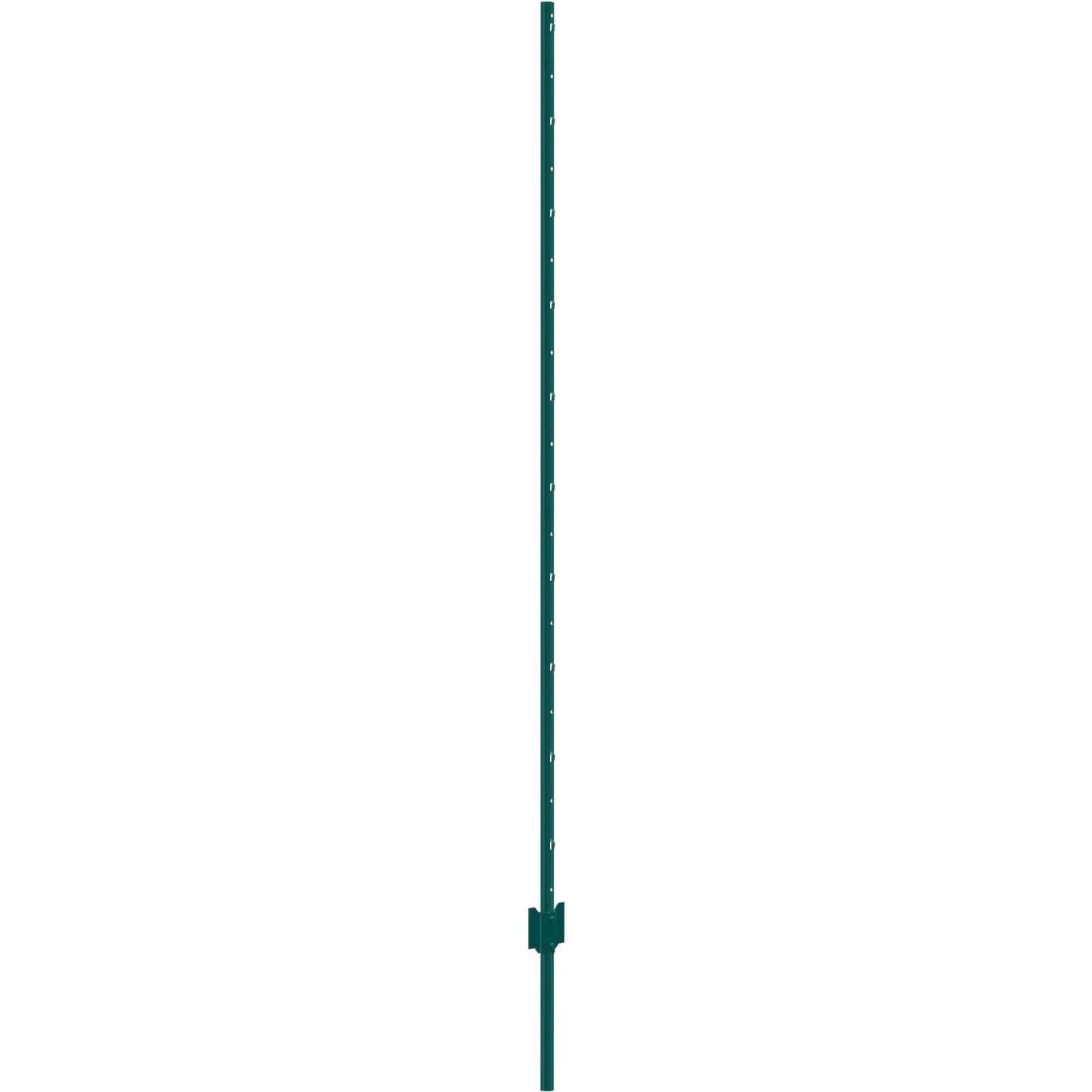6 fot staketstolpe 6-pack T-stolpe Heavy Duty metall staketstolpar grön