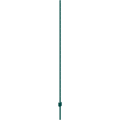 7 fot staketstolpe 10-pack T-stolpe Heavy Duty metall staketstolpar grön