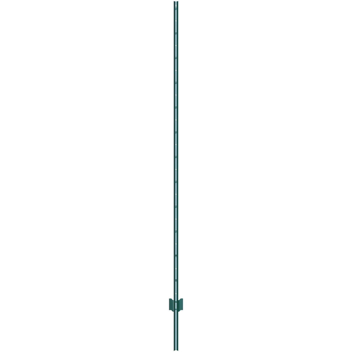 7 fot staketstolpe 10-pack T-stolpe Heavy Duty metall staketstolpar grön
