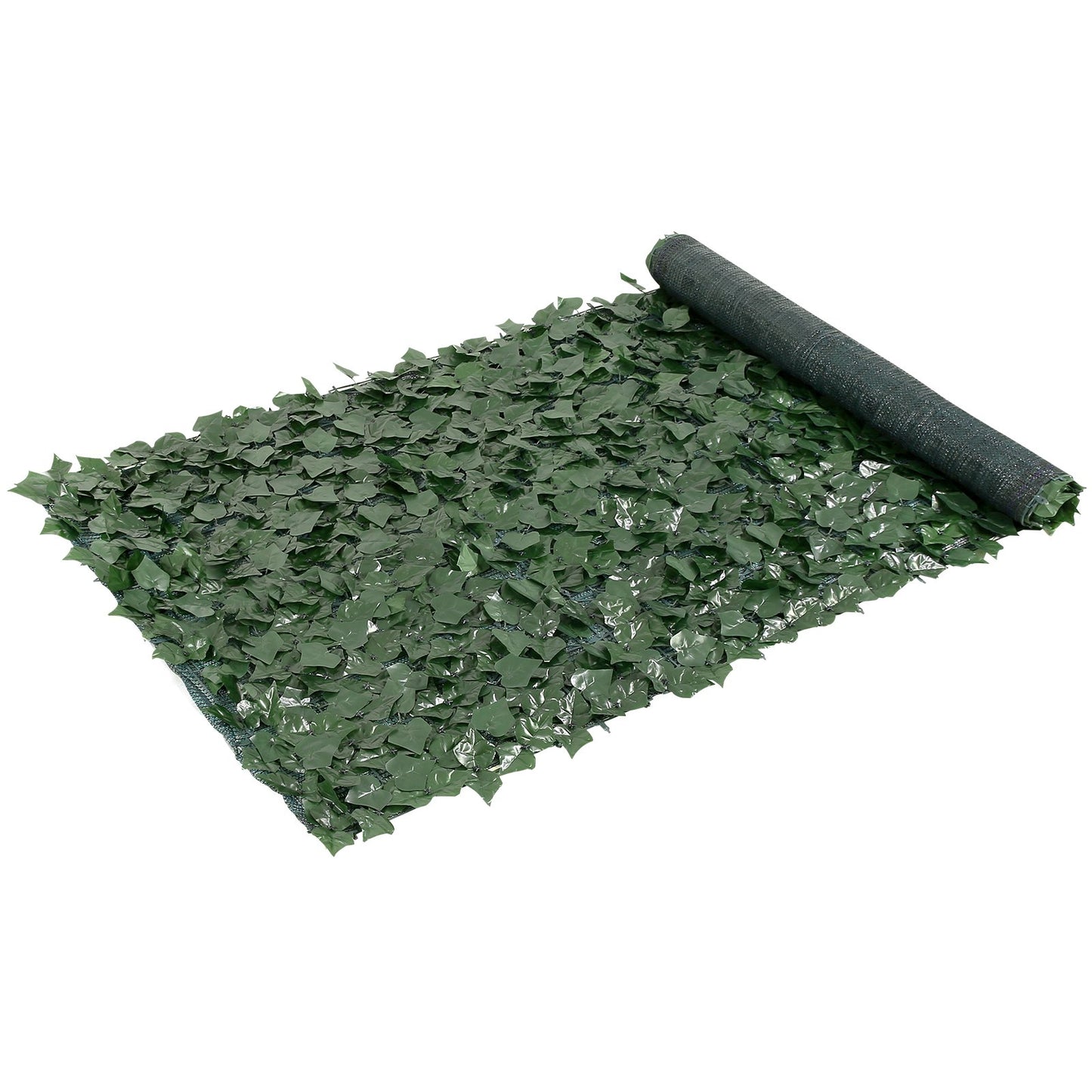 Ivy Privacy Fence, 990 x 2490 mm Artificial Green Wall Screen, Greenery Ivy Fence with Mesh Fabric and Reinforced Joint, Fake Hedges Vine Leaf Decoration for Outdoor Garden, Backyard