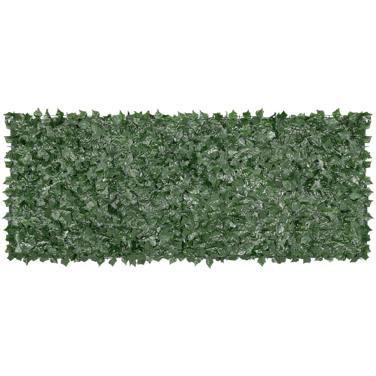 Ivy Privacy Fence, 990 x 2490 mm Artificial Green Wall Screen, Greenery Ivy Fence with Mesh Fabric and Reinforced Joint, Fake Hedges Vine Leaf Decoration for Outdoor Garden, Backyard