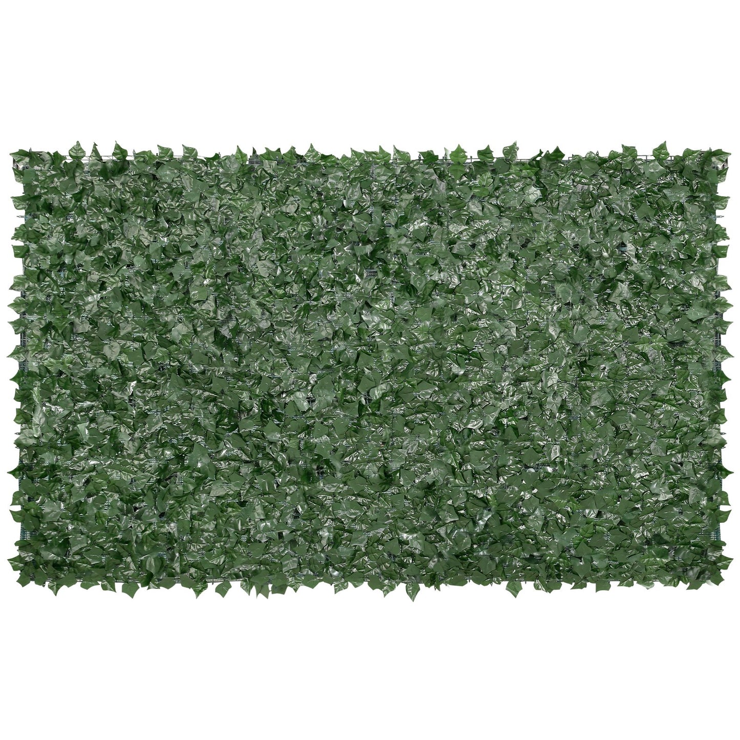 Ivy Privacy-staket, 1,5 x 3 m konstgjord grön väggskärm, grönt Ivy-staket med nättyg och förstärkt fog, falska häckar Vinbladsdekoration för utomhusträdgård, gård, balkong