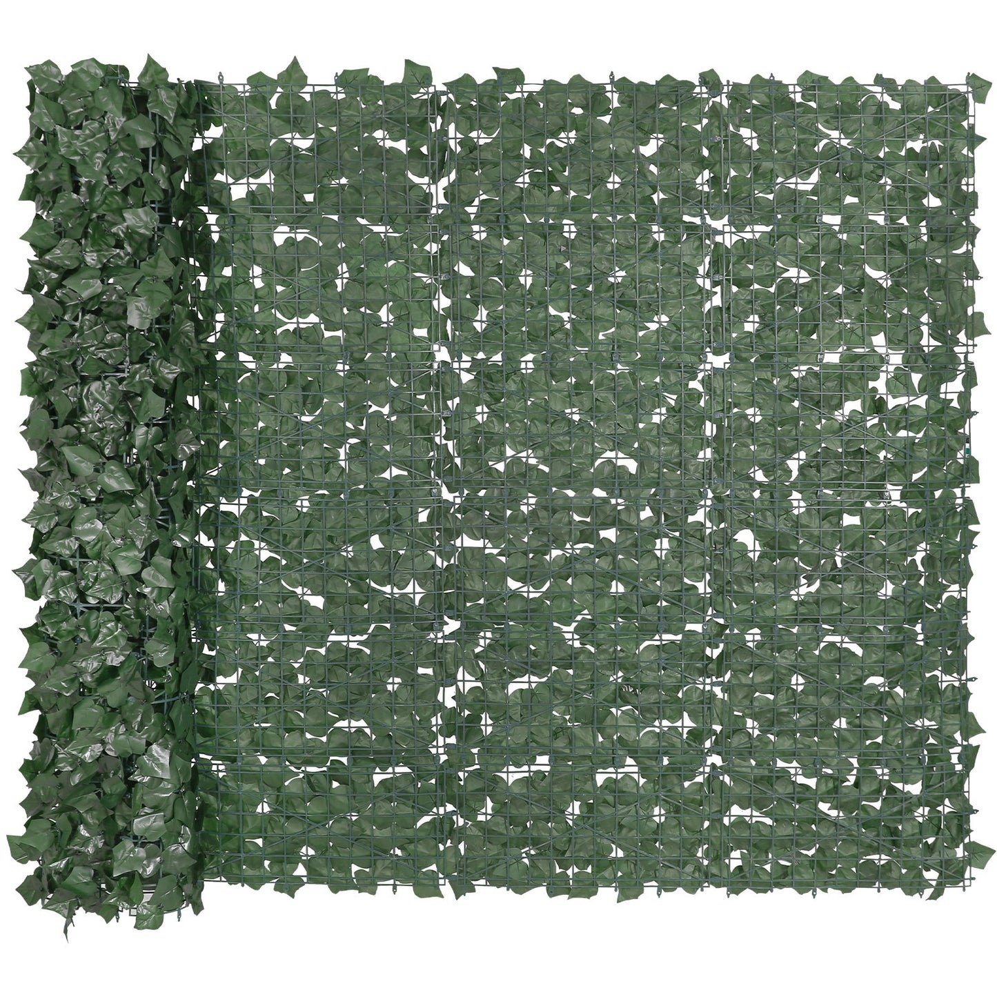 Ivy Privacy Fence, 1500 x 2490 mm Artificial Green Wall Screen, Green Ivy Fence with Reinforced Joint, Faux Hedges Vine Leaf Decoration for Outdoor Garden, Yard, Patio Decor