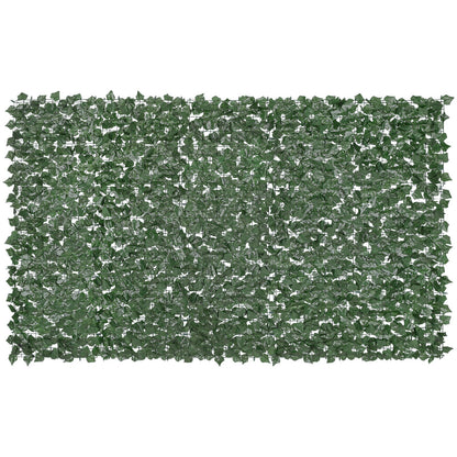 Ivy Privacy Fence, 1500 x 2490 mm Artificial Green Wall Screen, Green Ivy Fence with Reinforced Joint, Faux Hedges Vine Leaf Decoration for Outdoor Garden, Yard, Patio Decor