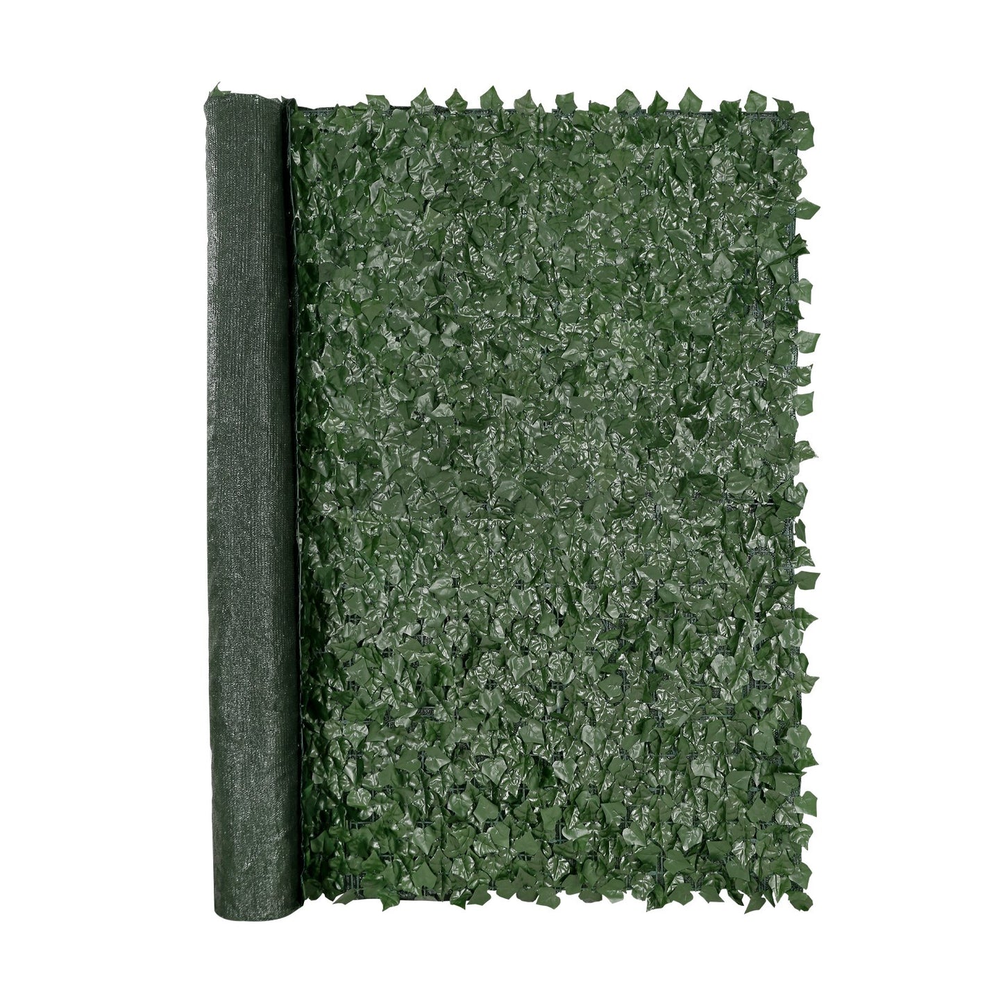 Ivy Privacy Fence, 1830 x 2440 mm Artificiell grön väggskärm, Greenery Ivy staket med nättyg och förstärkt fog, falska häckar Vinbladsdekoration för utomhusträdgård, trädgård