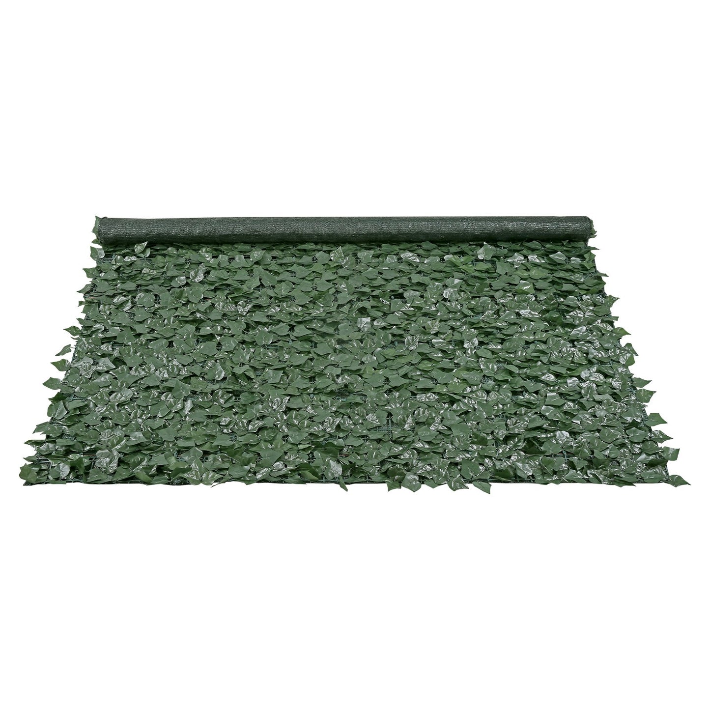 Ivy Privacy Fence, 1830 x 2440 mm Artificiell grön väggskärm, Greenery Ivy staket med nättyg och förstärkt fog, falska häckar Vinbladsdekoration för utomhusträdgård, trädgård