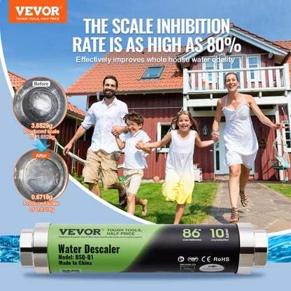 Whole House Salt Free Descaling Agent Physical Scale Descaling System SAAS Alloy