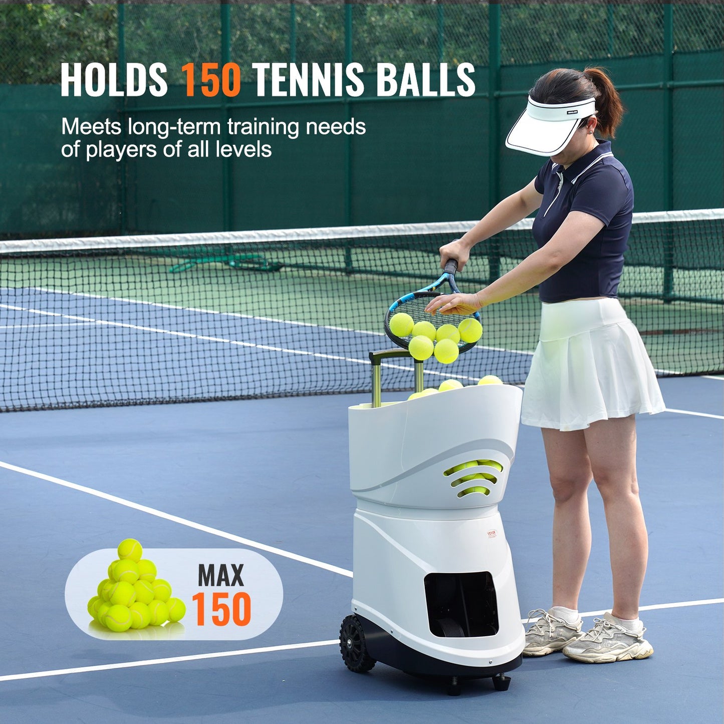 Tennisballmaschine Automatischer tragbarer Ballwerfer Trainingspraxis