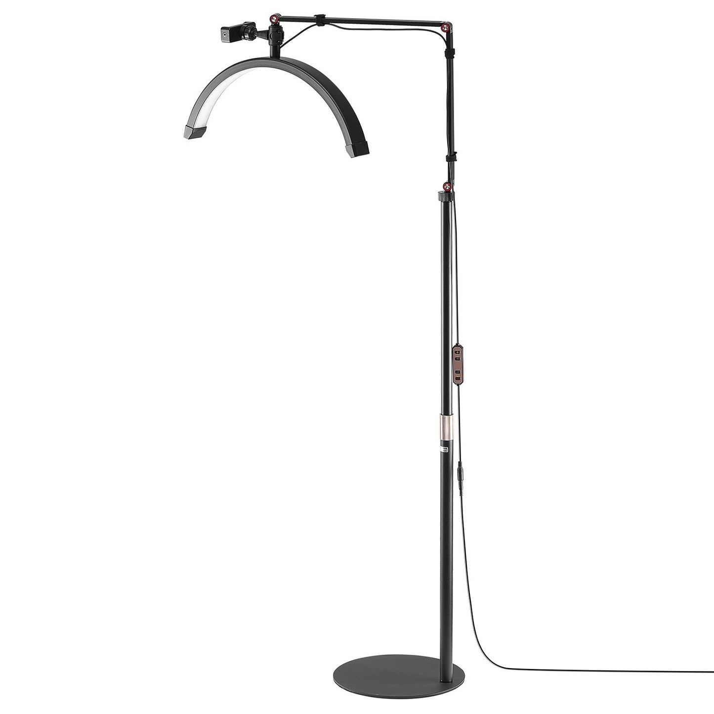 Half Moon Light for Esthetician 2 in 1 LED Floor and Desk Lamp Lash Light Arched