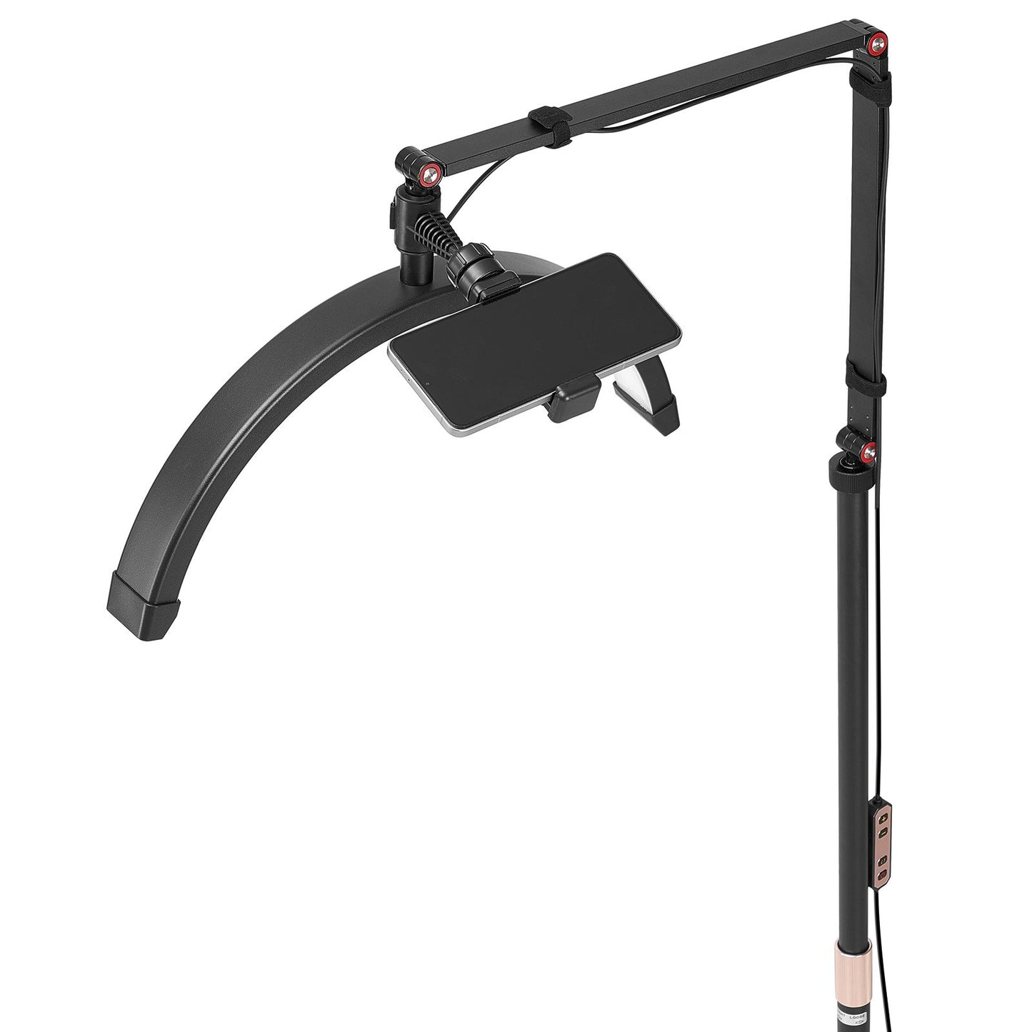 Half Moon Light for Esthetician 2 in 1 LED Floor and Desk Lamp Lash Light Arched