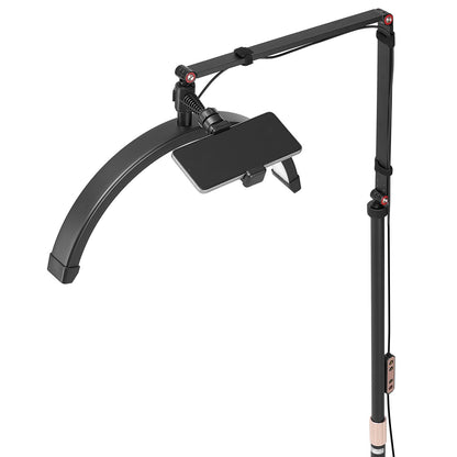 Half Moon Light for Esthetician 2 in 1 LED Floor and Desk Lamp Lash Light Arched