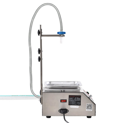 Liquid Filling Machine, 30-15000g Weighing Capacity, Automatic Bottle Filling Machine Bottling Machine Digital Control for Milk, Water, Oil, Wine, Beverage, Detergent, Shampoo (Single Nozzle)