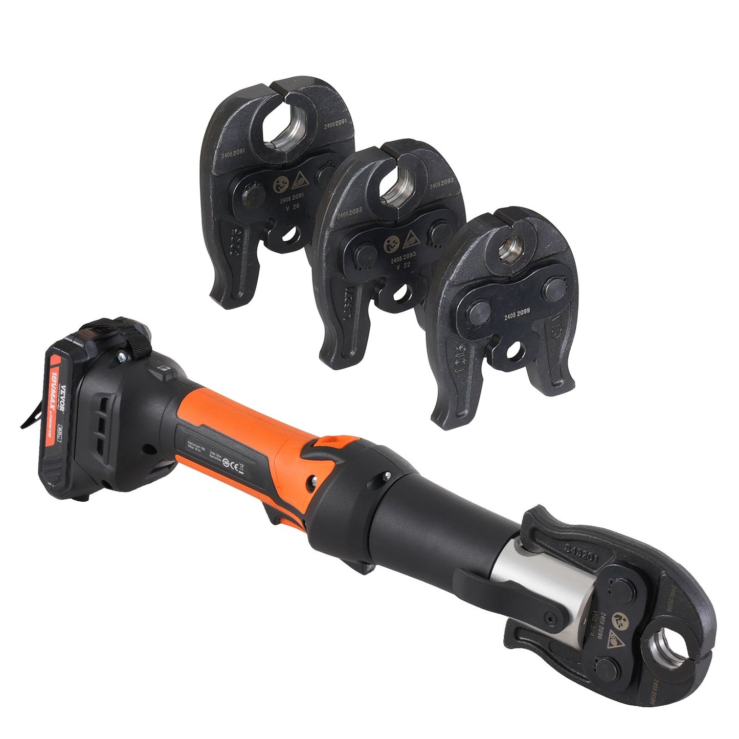 Pro Press Tool Pipe Crimping Kit Press Tool Battery Kit V15 V22 V28