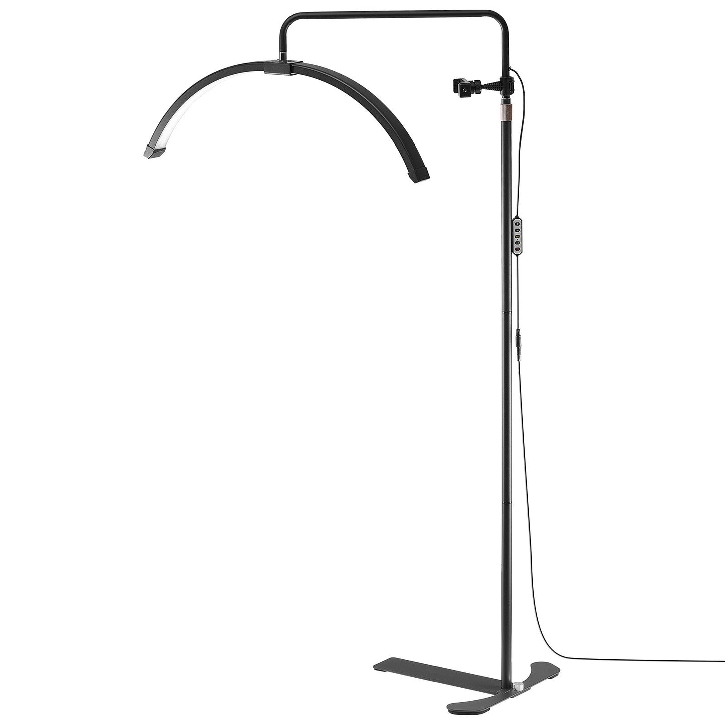 Half Moon Light for Esthetician 26 Inch Dimmable LED Floor Lamp Lash Light Arched