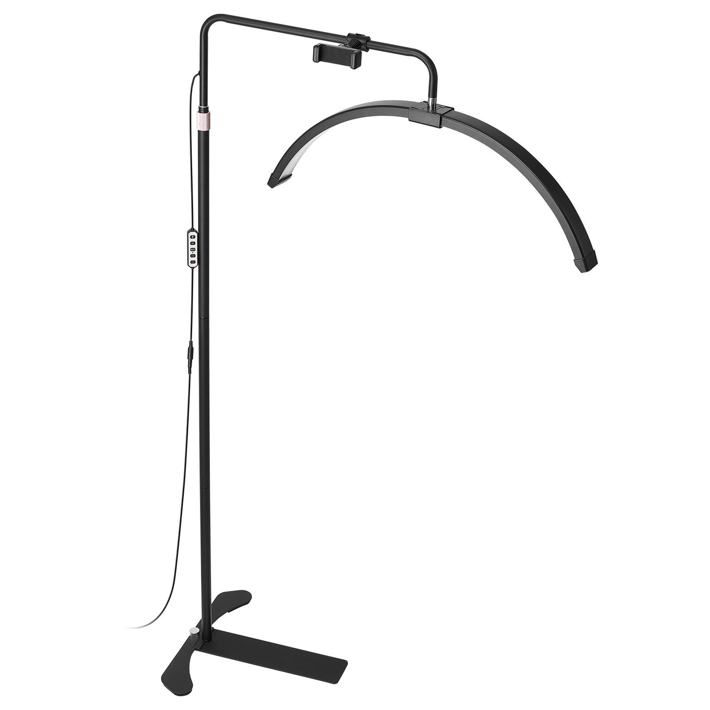Half Moon Light for Esthetician 26 Inch Dimmable LED Floor Lamp Lash Light Arched