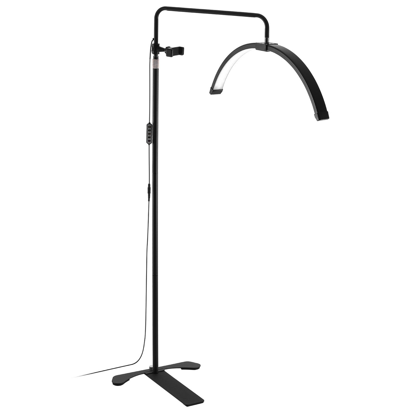 Half Moon Light for Esthetician 26 Inch Dimmable LED Floor Lamp Lash Light Arched