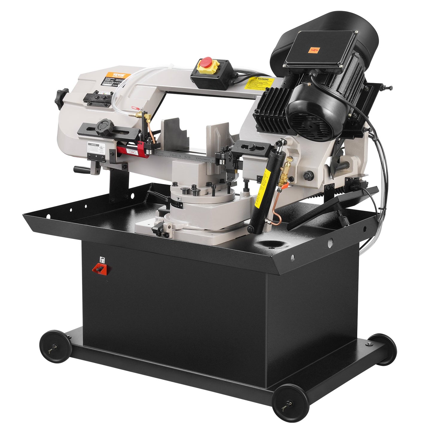 Metal horizontal band saw 7 x 8.25 in 1.1 kW variable speed band saw 220V