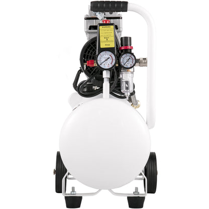 Air compressor 5.5 gallon, portable air compressor 1 hp, oil-free air compressor steel tank 750W, pancake air compressor 115 PSI, ultra-quiet compressor for home repair, tire pumping