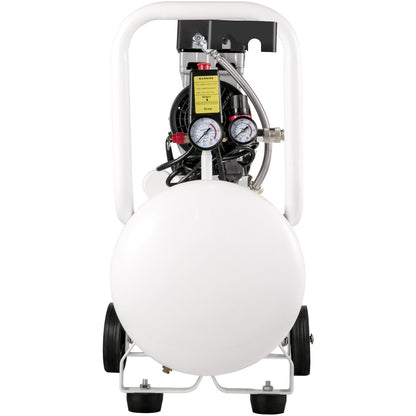Luftkompressor 11 gallon, ultratyst luftkompressor 1 hk, oljefri luftkompressor ståltank 750W, bärbar luftkompressor 8 bar, ultratyst kompressor för hemreparation, däckpumpning
