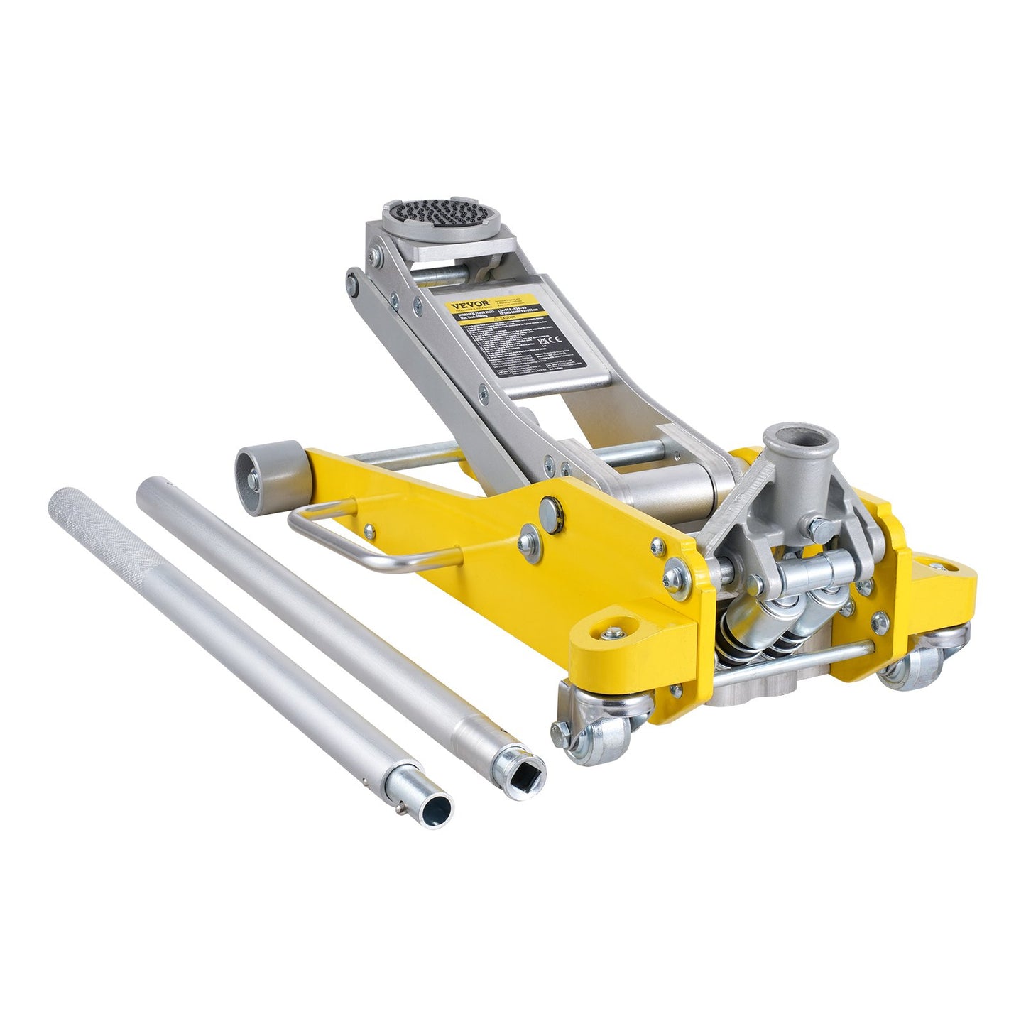 Low Profile Golvjack 3 Ton Heavy Duty Dual Piston Rapid Pump