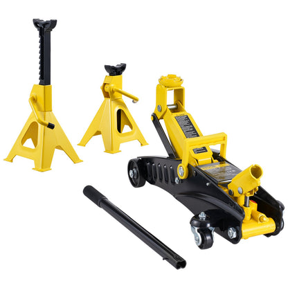 Low Profile Golvjack 2 Ton Heavy Duty enkelkolvshydraulisk pump