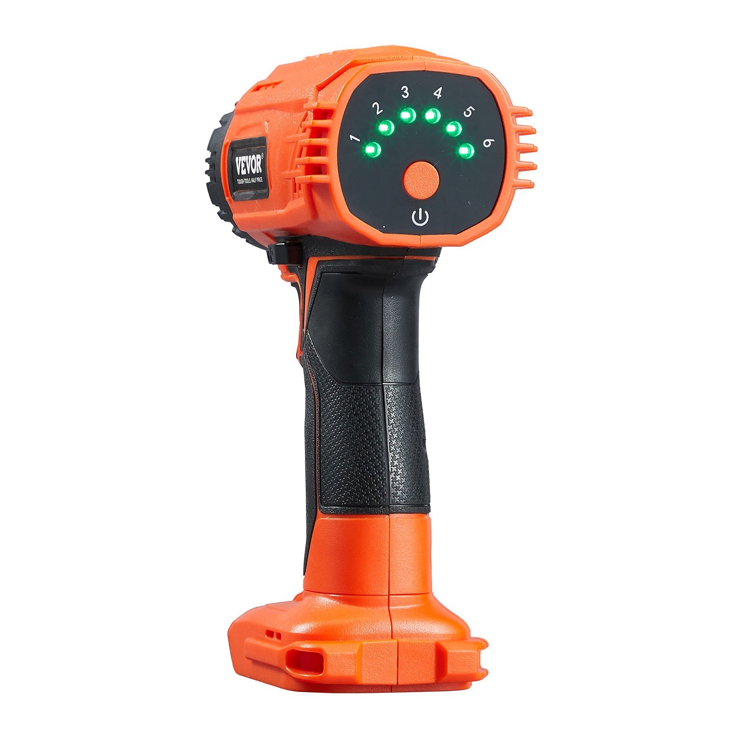 Cordless Heat Gun Hot Air Gun with LED Light 6 Temperatures &amp; 4 Nozzles