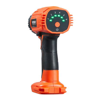Cordless Heat Gun Hot Air Gun with LED Light 6 Temperatures &amp; 4 Nozzles