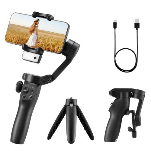 3-axlig telefongimbalstabilisator för smartphone AI-driven automatisk spårning
