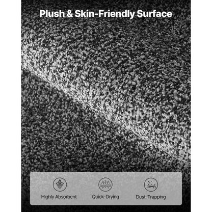 ytterdörrsmatta, 1524 x 914 mm kommersiell golvmatta för inomhus och utomhus, industriell entrématta med PVC-baksida, kraftig tvättbar entrématta för hall, kök, balkong, garage, grå |  EU