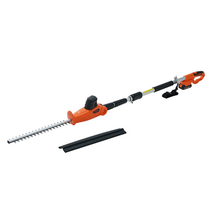 20V Cordless Hedge Trimmer Telescopic Pole Hedge Trimmer 18 Inch Blade