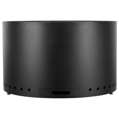 Smokeless Fire Pit Stove Bonfire 28 in Dia Wood Burning Stainless Steel