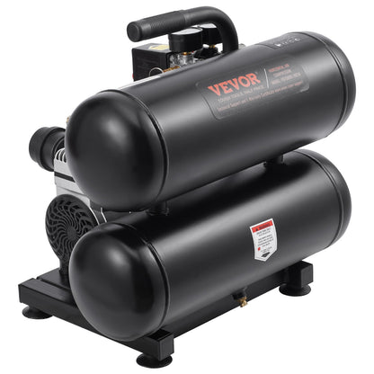 Luftkompressor Kompakt Bärbar Oljefri Kompressor 4,6 Gallon 90 PSI