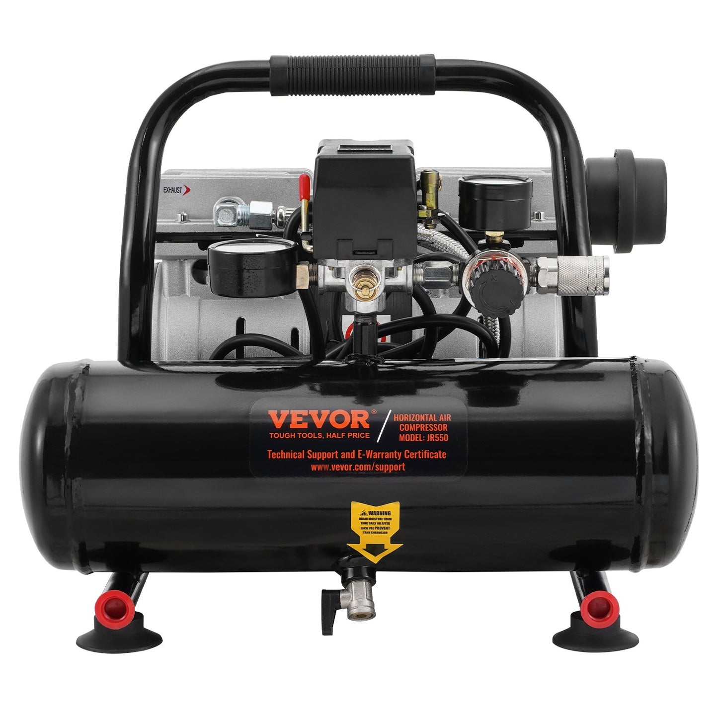 Luftkompressor Kompakt Bärbar Oljefri Kompressor 1 Gallon 7bar