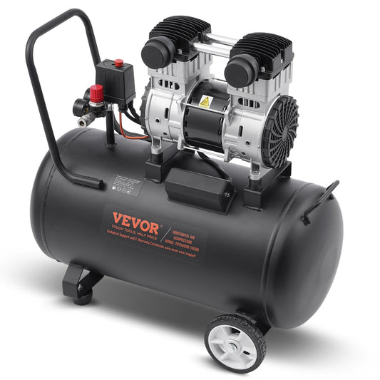 Luftkompressor Kompakt Bärbar Oljefri Kompressor 15 Gallon 90 PSI
