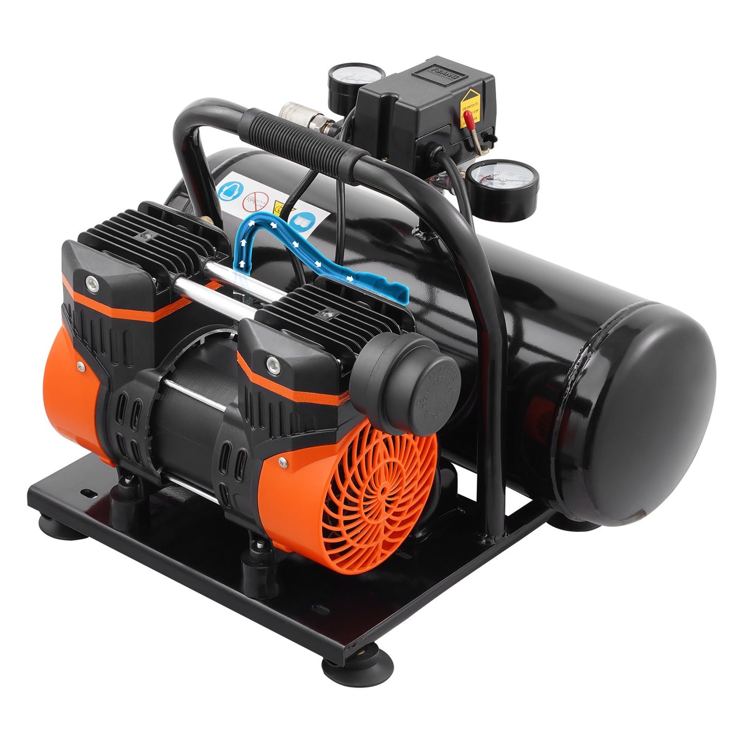 Luftkompressor Kompakt Bärbar Oljefri Kompressor 2 Gallon 8bar