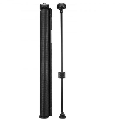 Infällbar Babygrind 870 mm Hög Utdragbar till 2800 mm Bredd Barn Husdjur Svart