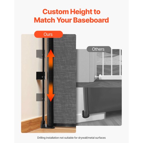 Infällbar Barngrind, Utdragbar till 1450 mm Bredd, 980 mm Hög, Med Säkerhetslås, Lätt att Använda, Gå Genom Utan Att Snubba, Nätgrind För Hundtrappor, Hallar, Inomhus/Utomhus, Svart |  EU