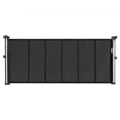 Infällbar Barngrind 870 mm Hög Utdragbar till 1800 mm Bredd Barn Husdjur Svart |  EU